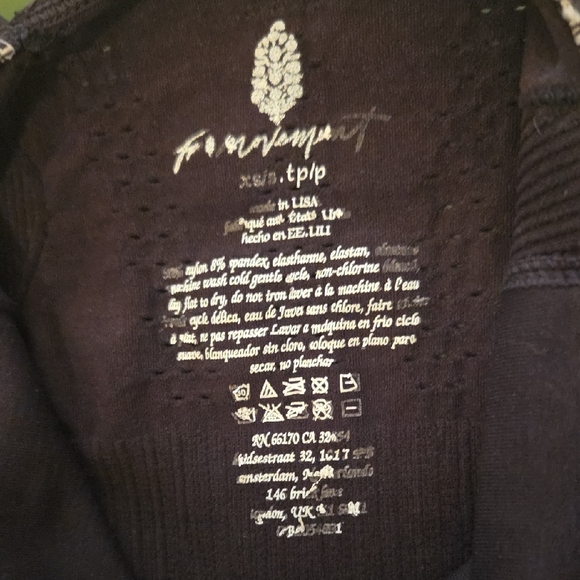 Free People Good Karma Runsie Black Stonewash - Picture 2 of 11